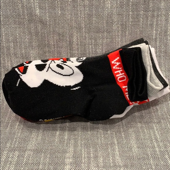 18 Pairs of Boys Mickey Mouse Ankle Socks - Picture 4 of 6